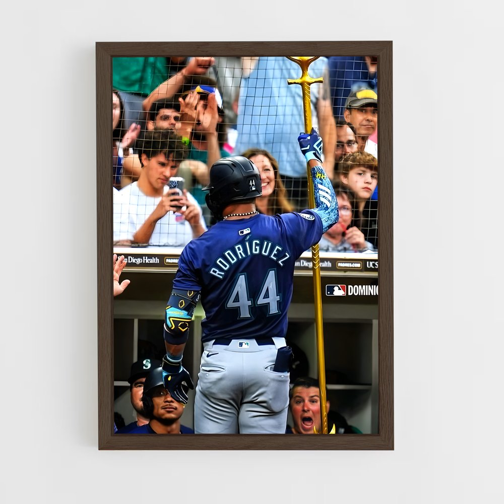 Poster Le Frappeur Élevé – affiche Baseball (vue 5)